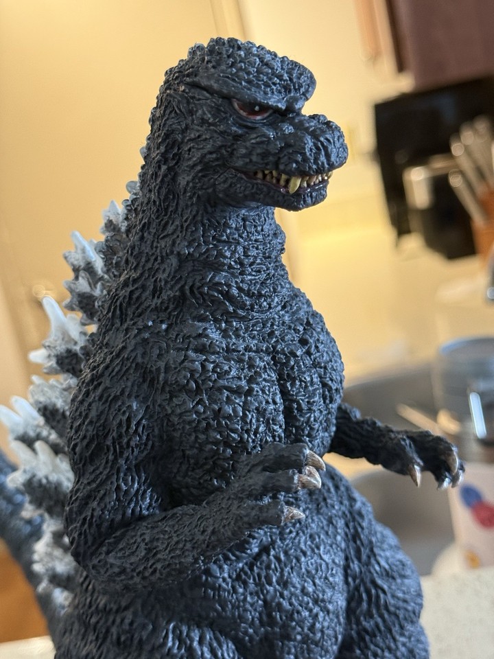 Window Vinyl Kit X-Plus TOHO 30cm Sakai Yuji Godzilla 1984 Soft Vinyl model kit build Up ...