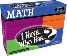 I Have  Who Has   Math Grades 4-5 7833 