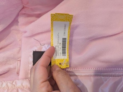 London Fog Heavyweight Fashion Puffer Kids Pink Size 7/8 - Picture 2 of 7