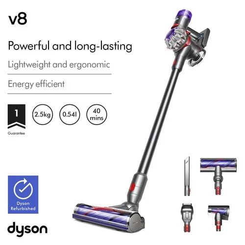 Dyson Refurbished | V8™ stick vacuum (Silver/Nickel)