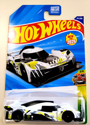 HOT WHEELS  PEOGEDT 9x8 HYPER CAR (WHITE)  EXOTIC SERIES 174/250 2/5 - NEW