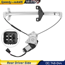 Rear Left Power Window Regulator W/ Motor for 2003-2007 Honda Accord 2.4L 3.0L