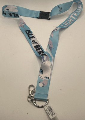 Universal Epic Universe How to Train Your Dragon Isle of Berk Light Fury Lanyard