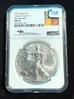 2021 AMERICAN SILVER EAGLE TYPE 1 FIRST RELEASE NGC MS 70 166