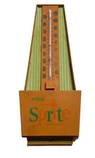 Vintage Sprite Soda Wall Hanging Advertising Plastic Thermometer P/R Beverage
