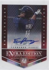 2012 Elite Extra Edition Aspirations Die-Cut Signatures Fernando Perez Auto 0a1
