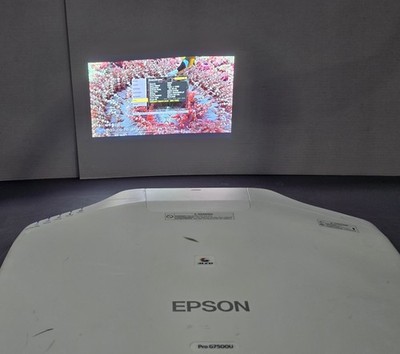 Epson Pro G7500U H750A 3LCD Projector WUXGA 4K 632 Lamp Hours No Lens