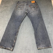 Levi's 569 Jeans Mens 34x34 Blue Denim Everyday Wear Medium Wash Loose Straight