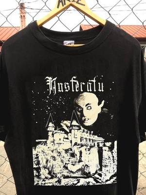 Nosferatu vampire movie classic black short sleeve tee QT6450