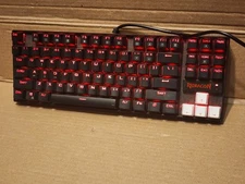 REDRAGON K552-1 USB WIRED MECHANICAL GAMING PC KEYBOARD RED BACKLIT ReDragon