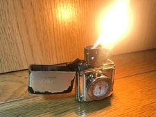 Zippo USTraditional Watch Quartz Silver Used Rare Vintage