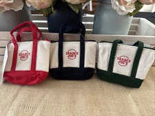 Trader Joe's Micro Mini Tote Bags Set of 3 Limited Edition New with Tags