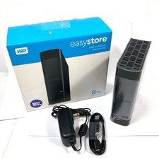 WD EasyStore WDBAMA0080HBK Portable 8TB Exter...