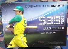 2015 Topps Update Tapemeasure Blasts Reggie Jackson #TMB-4 Oakland Athletics A's