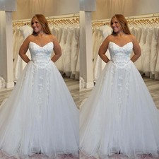 Sweetheart Wedding Dresses Sleeveless A Line Beach Boho Ivory White Bridal Gowns