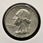 1963-D 90% Silver Washington Quarter US Mint Denver
