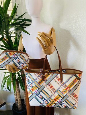 TORY BURCH 冷え トリーバーチ DIVINE WOVEN POUCH ☆新品