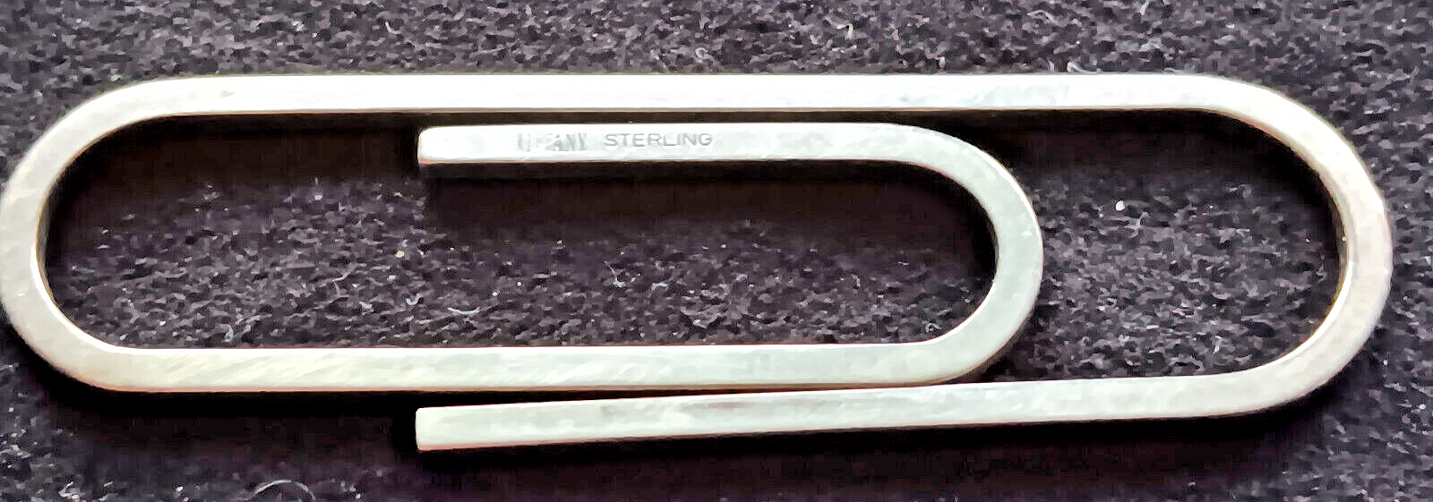 Vintage 1984 Tiffany Sterling Paper Clip Money Clip 2.5"x3/4" 7.75g