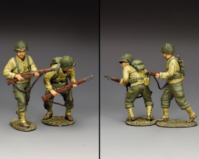 King and Country D.Day Advancing Under Fire DD326