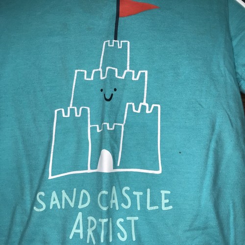 t shirt cat and jack teal sandcastle taglia 3 - Foto 2 di 4