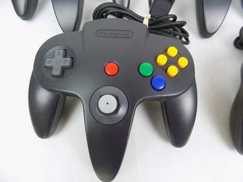 Genuine Nintendo 64 Full Black N64 Controller - 9/10 Joystick - TESTED! - Picture 3 of 4