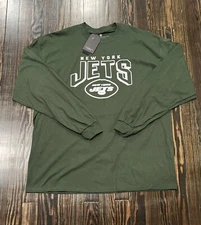 Junk Food Clothing New York Jets Graphic Print T Shirt Men’s 2XL Green NEW