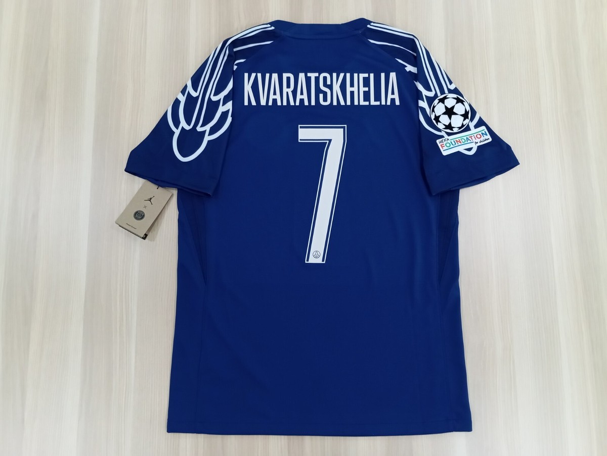 パリ・サンジェルマン24/25 サッカーシャツ 7番KVARATSKHELIA Nike Paris Saint-Germain Fourth 24/25 Kvaratskhelia #7