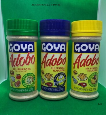 GOYA ADOBO ALL PURPOSE SEASONING ( 3 Pack )