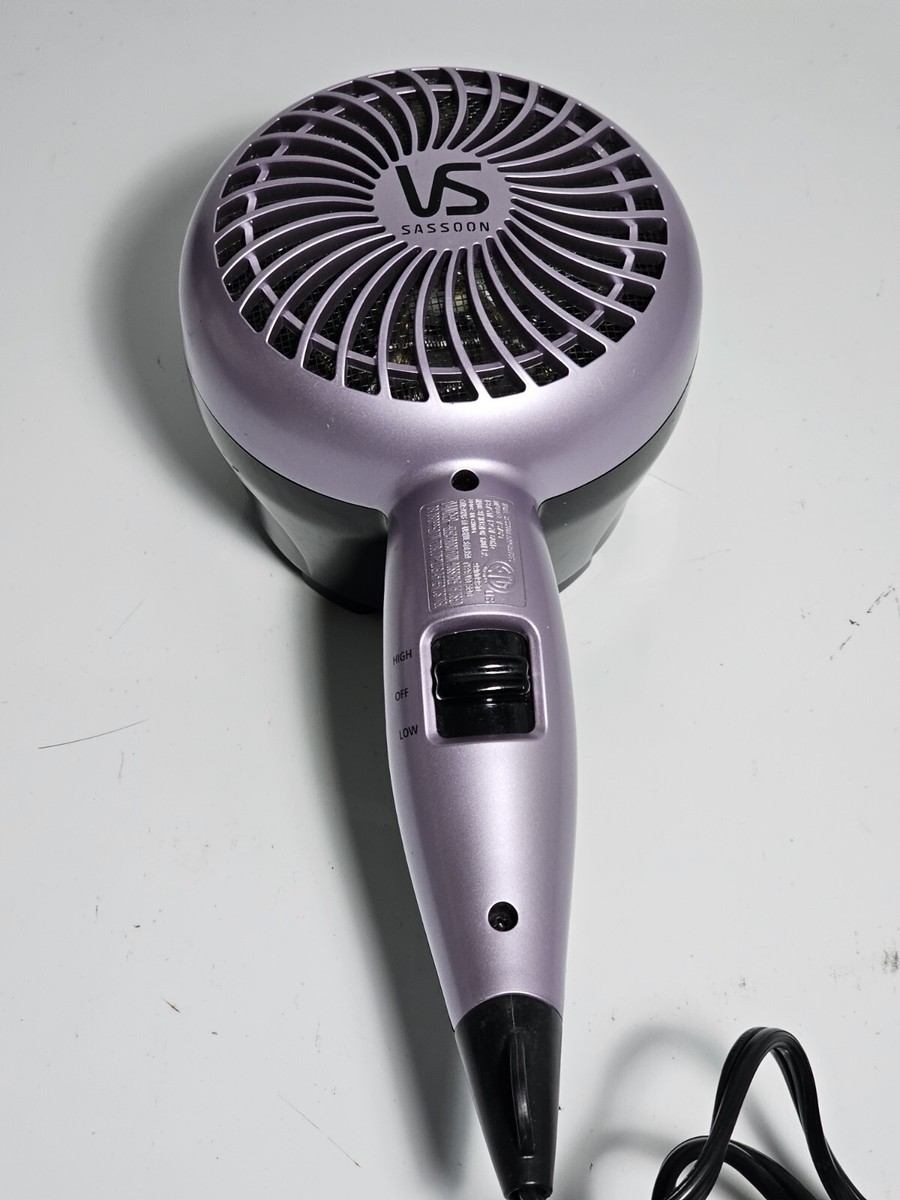VIDAL SASSOON ANTI STATIC ION DIFFUSER HAIR DRYER Model VS769 w