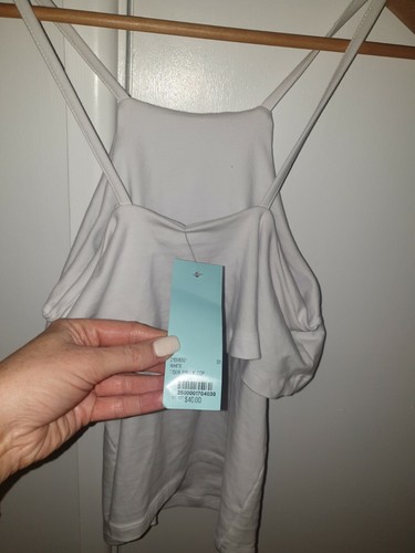Kookai Frilly White Tank NWT RRP $40 - Picture 3 of 5