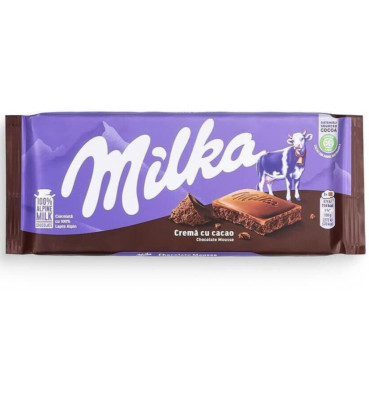MILKA Chocolate Mousse Milk Chocolate Bar | 100 g / 3.5 oz | Alpine Milk