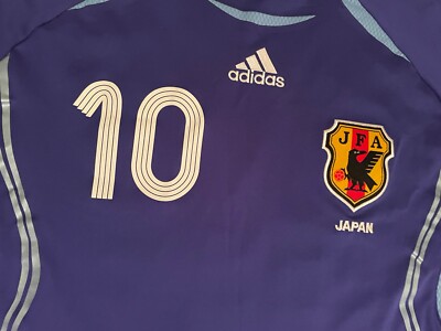 adidas サッカーシャツ NAKAMURA 10 Nakamura #10 Japan 2006/2007 ORIGINAL Adidas Vintage Rare