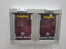 2--heyday™ 6000mAh Portable Power Bank mulberry flocked leopard