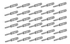 (25 PACK) SWITCHCRAFT 297 1/4" TRS Stereo Cable Mount Plug - Solder Type