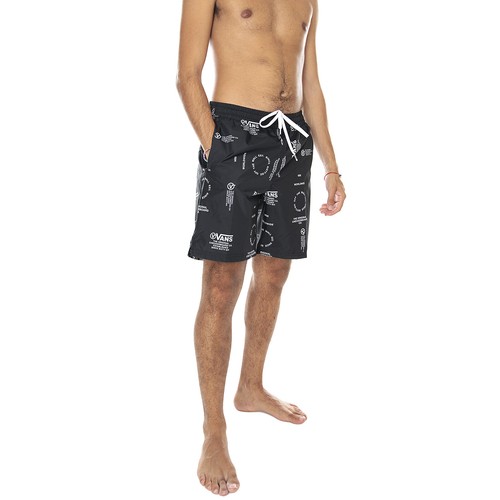 Vans mn distortion swim shorts - black - costume da bagno uomo nero | eBay