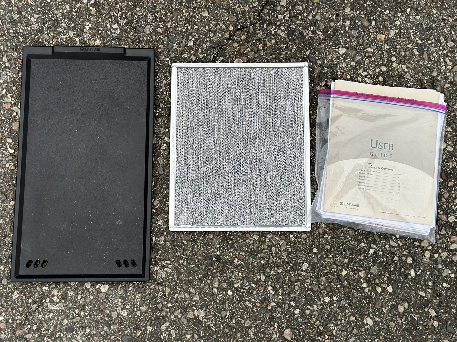 45” Jenn Air Electric Downdraft Cooktop Radiant Glass w/ Grill 3Bay