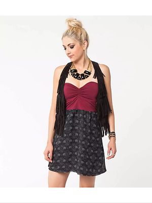knee length dresses for ladies Metal Mulisha Wednesday Dress Black M65716307 – Famous Rock Shop main image 1