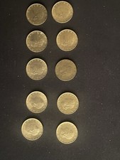 Lotto C: 10 Monete Da 20 Lire Vari Anni, Usate