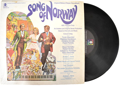SONG OF NORWAY SOUNDTRACK OST VINYL LP RECORD **SHRINK** VARIOUS 1971 MUSICAL
