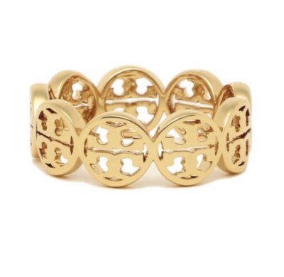 Brand New Authentic Tory Burch Logo Ring Size 7 | eBay