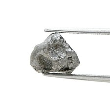 Groß Earthmine Diamant 3.63tcw Grau Funkelnde Natürlich Antik Form für Anhänger