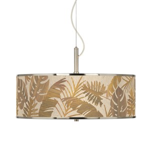 Tropical Woodwork Giclee Glow 20 Wide Pendant Light Ebay