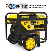 201160- Champion 12,000-Watt Electric Start Portable Generator w/ CO Shield®