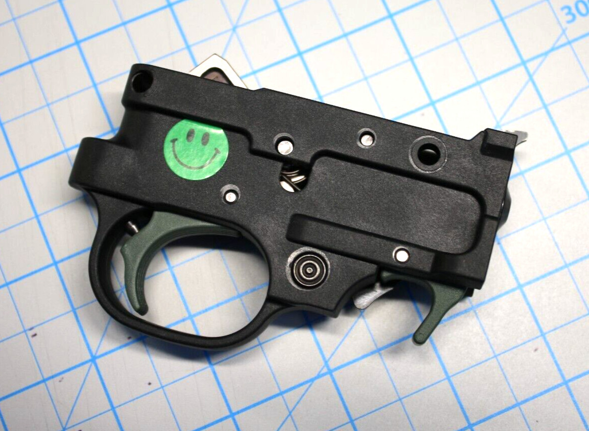 Ruger 10/22 Trigger Assembly by Custom Black Max O.D. Green NMATH