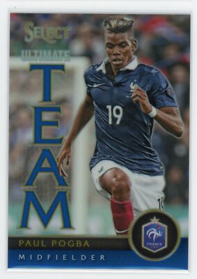 2015-16 PAUL POGBA 200/299 PANINI SELECT ULTIMATE TEAM BLUE