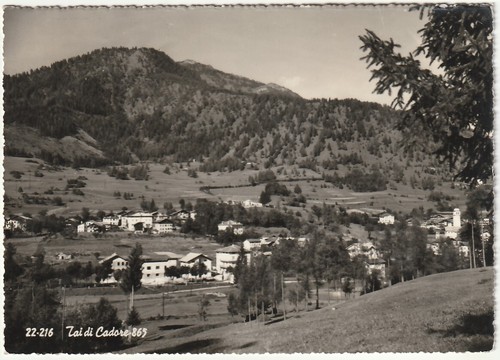 TAI DI CADORE - BELLUNO - VIAGG. 1957 -6756-