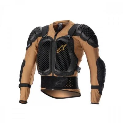 Alpinestars Bionic Action V2 Protection Jacket Sand Black Tangerine Adult MX