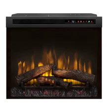 Muskoka 26" Plug-In 120V Electric Fireplace Insert w/Log Set, Remote Control