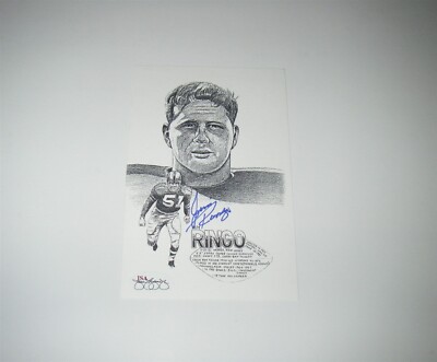 JIM RINGO SIGNED AUTO 4X6 CARD JSA | eBay
