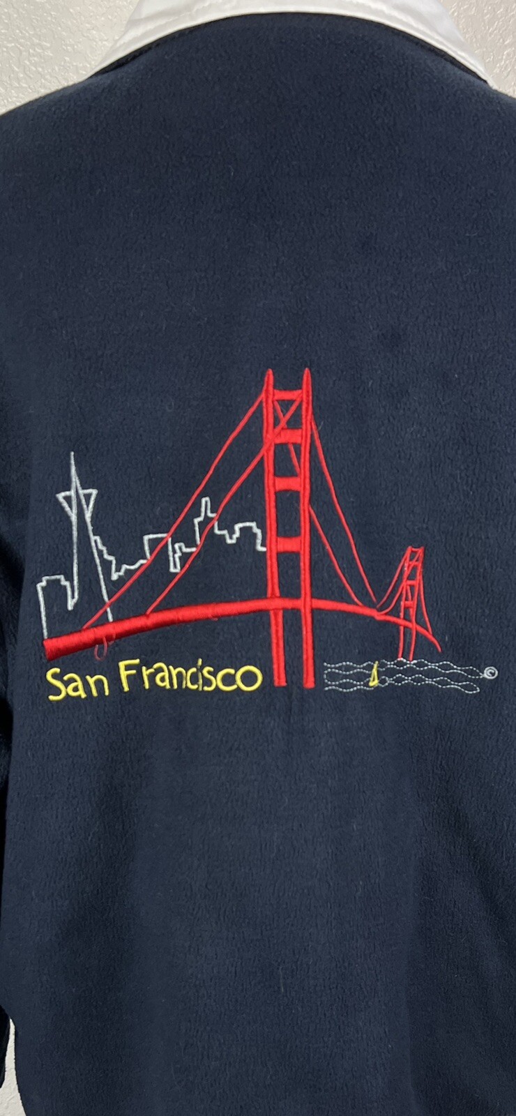 Mid 20's San Francisco Souvenir Reversible Jacket Coa… Gem